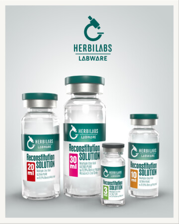 Herbilabs logo ja etikett