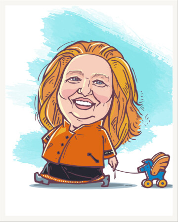 Kauksi Ülle karikatuur