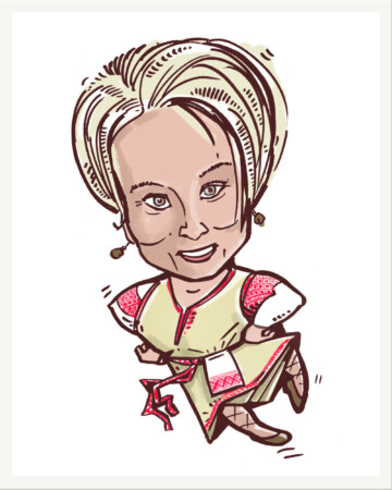 Piret Torm-Kriis karikatuur