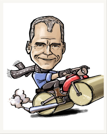 Sven Pertens karikatuur