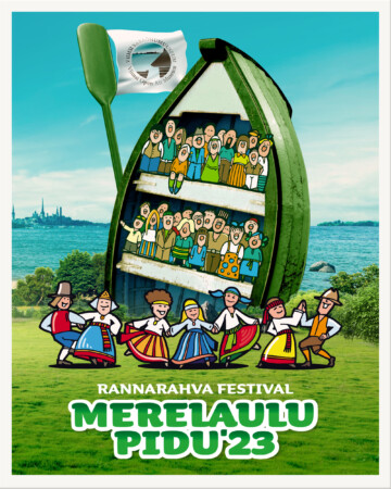 Merelaulu peo plakat
