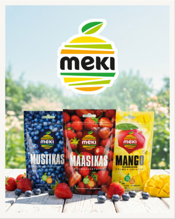 Meki nimi, logo ja pakend